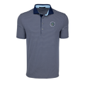 Maltese Blue/Arctic Striped Aurora Polo, 126th U.S. Open Championship - Front View | Greyson Clothiers