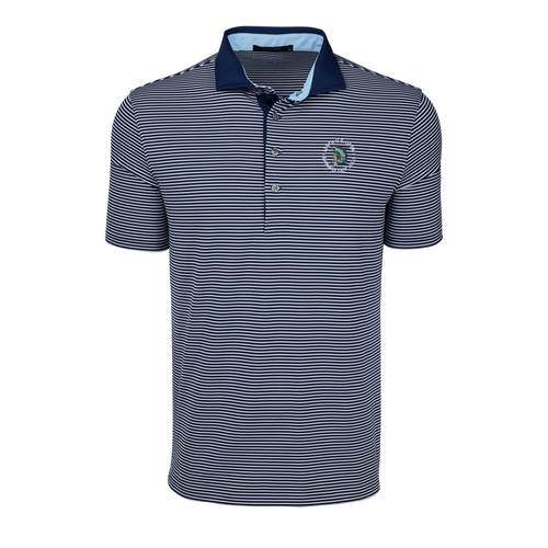 Maltese Blue/Arctic Striped Aurora Polo, 126th U.S. Open Championship - Front View | Greyson Clothiers
