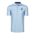 Wolf Blue Ghost Thistle Polo - 126th U.S. Open Championship Front View, Ghost Pattern | Greyson Clothiers