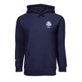 Maltese Blue 2025 Ryder Cup Fireside Hoodie - Front View, Bethpage Black Badge, Trophy Sleeve Detail | Greyson Clothiers