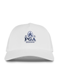 Arctic White 2026 PGA Championship Trucker Hat Aronimink - Front View | Greyson Clothiers