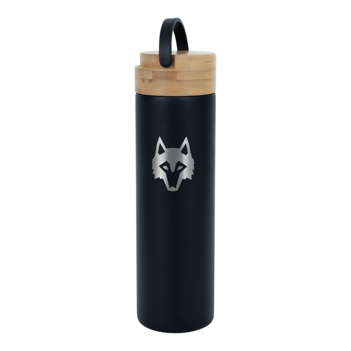 Greyson 20oz Icon Traveler Shepherd - Bamboo Loop Cap Open, Vacuum-Insulated Water Bottle