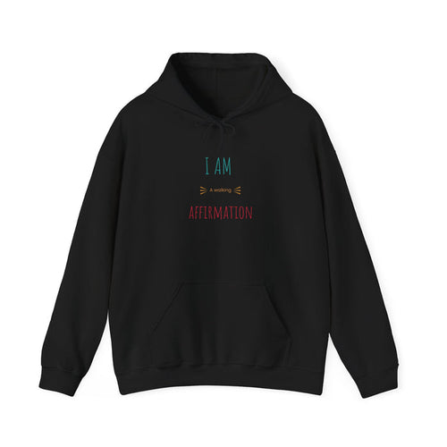 Affirmation Hoodie - "I AM an amazing AFFIRMATION" Minimal Self-Love Sweatshirt
