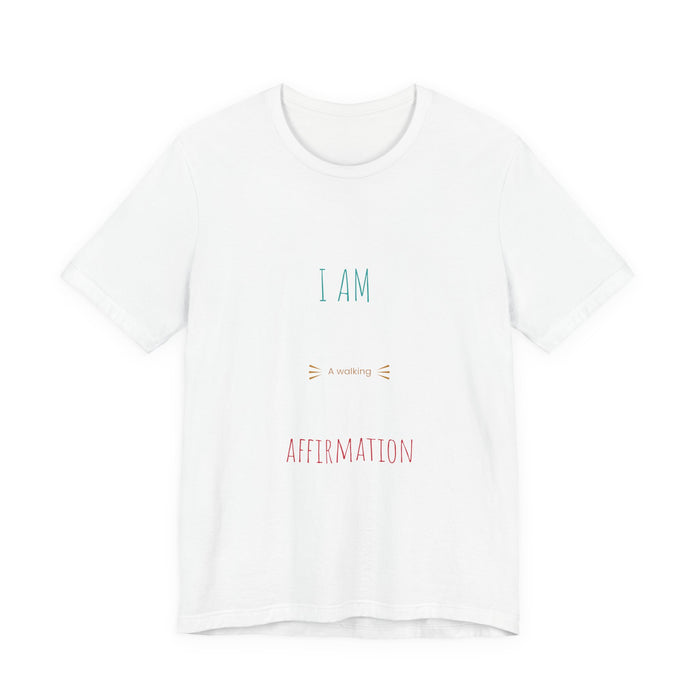 Affirmation T-Shirt – "I Am a Morning Affirmation" Minimal Self-Love Tee