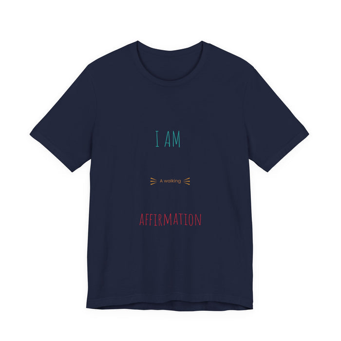Affirmation T-Shirt – "I Am a Morning Affirmation" Minimal Self-Love Tee