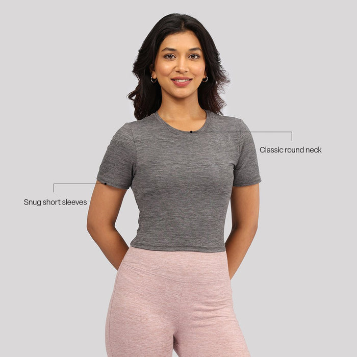 AirMelt™ Crop Tee - BlissClub