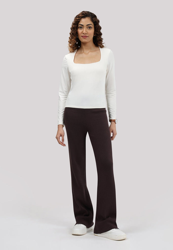 All Day Cotton Ribbed Pants - BlissClub