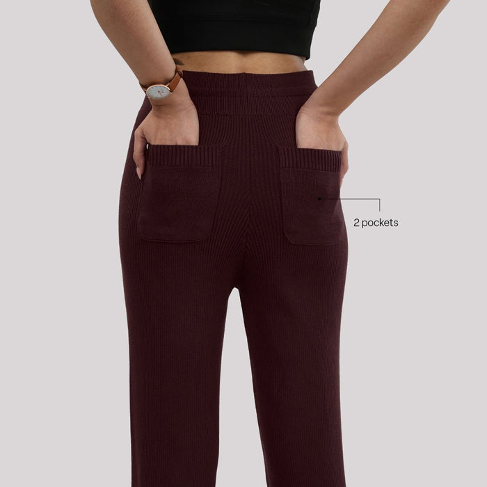 All Day Cotton Ribbed Pants - BlissClub