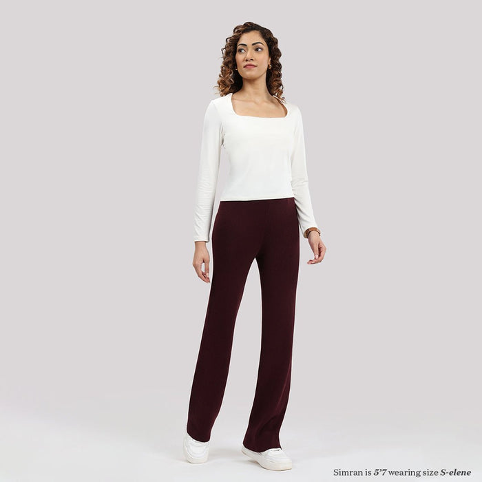 All Day Cotton Ribbed Pants - BlissClub