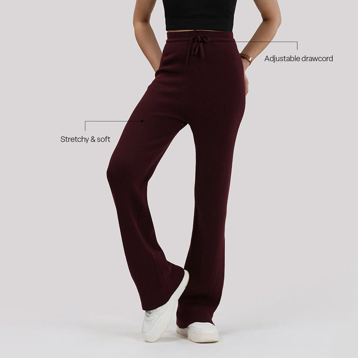 All Day Cotton Ribbed Pants - BlissClub