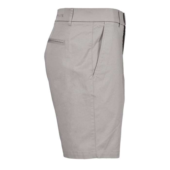 Riverstone Cotton Amagansett Short - Side Profile, G Logo Embroidery & Slant Pocket | Greyson Clothiers