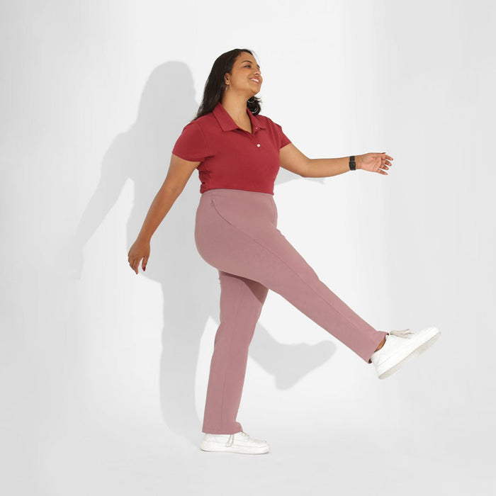 AM:PM Cotton Straight Pants - BlissClub