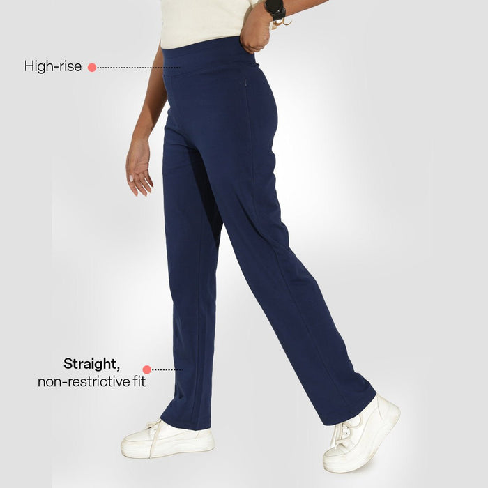 AM:PM Cotton Straight Pants Tall - BlissClub