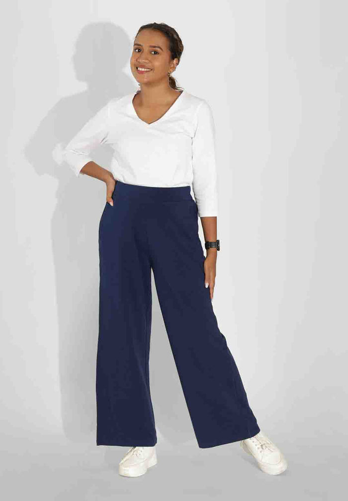 AM:PM Cotton Wide Legged Pants Tall - BlissClub