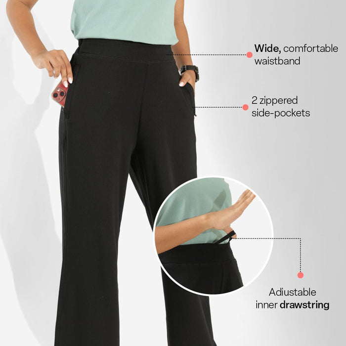 AM:PM Cotton Wide Legged Pants Tall - BlissClub