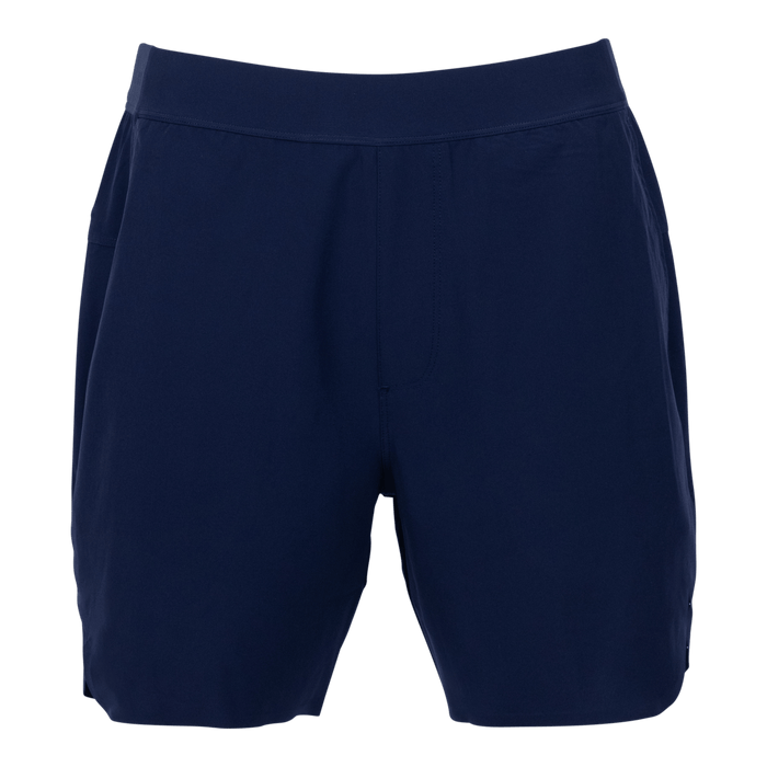 Maltese Blue Arenac Sport Short - Front View, Men's Stretch Performance Shorts | Greyson Clothiers