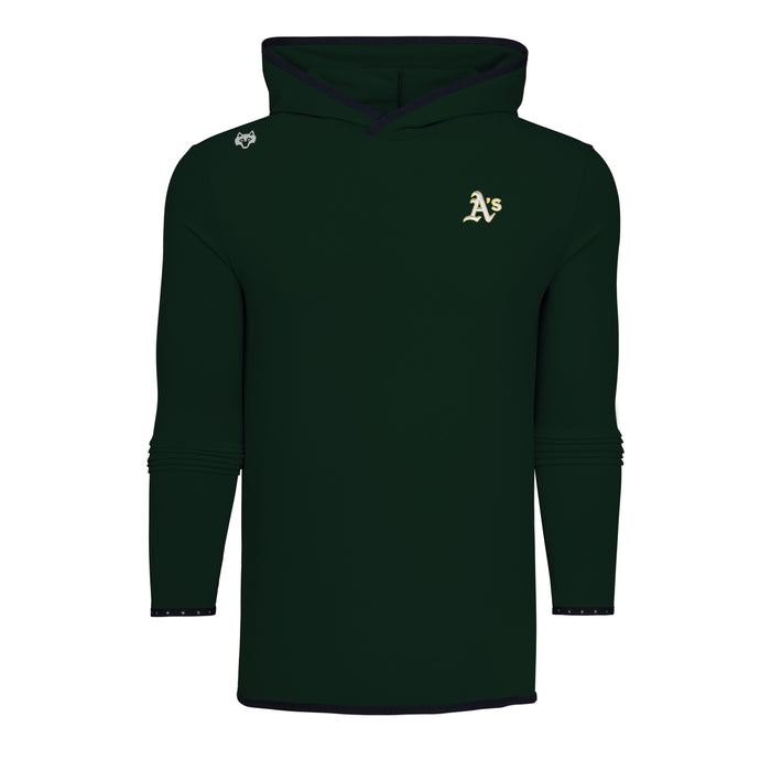 Forest Green Athletics Colorado Hoodie with Oakland A's Logo - Front View | Greyson Clothiers