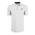 Arctic White Atlanta Braves Crowley Performance Golf Polo - Front View | Greyson Clothiers