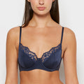 Balconette Bra in Dark Navy
