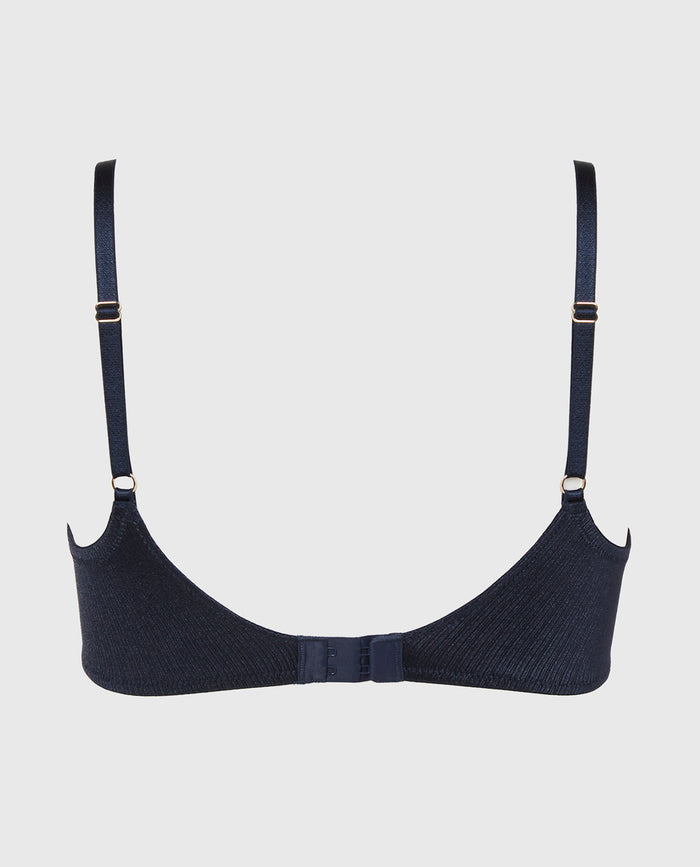 Balconette Bra in Dark Navy