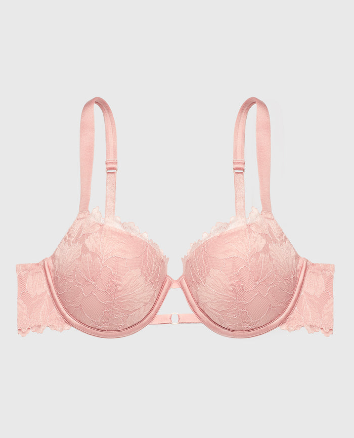 Balconette Bra in Royal Pink