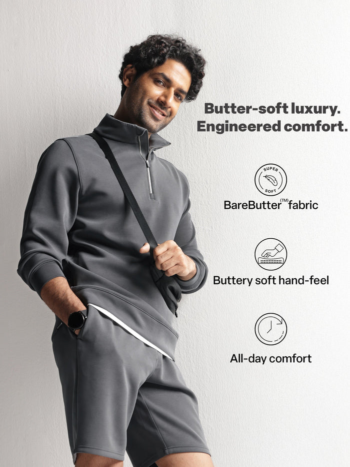Bare Butter™ Quarter zip - BlissClub