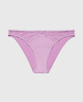 Bikini Micro Panty With Lace Trim in Regal Orchid