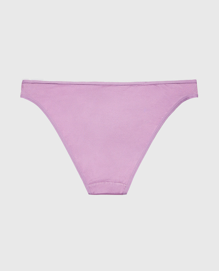Bikini Micro Panty With Lace Trim in Regal Orchid
