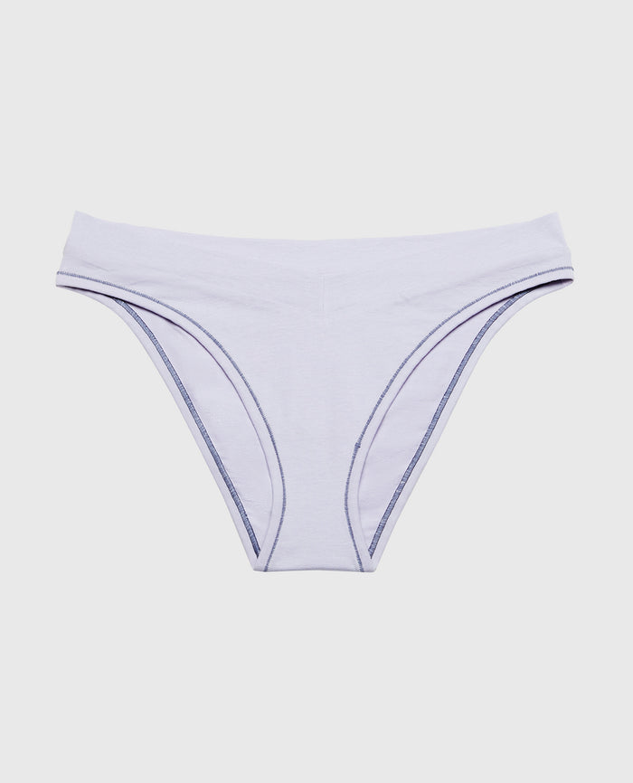 Bikini Wide Waist Cotton Panty in Cosmic Sky