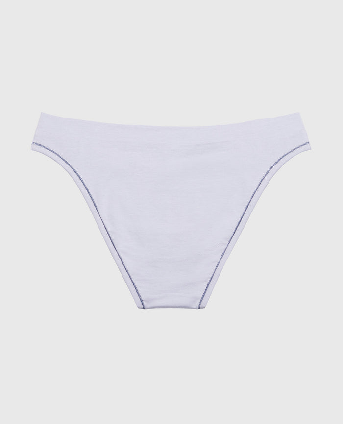 Bikini Wide Waist Cotton Panty in Cosmic Sky
