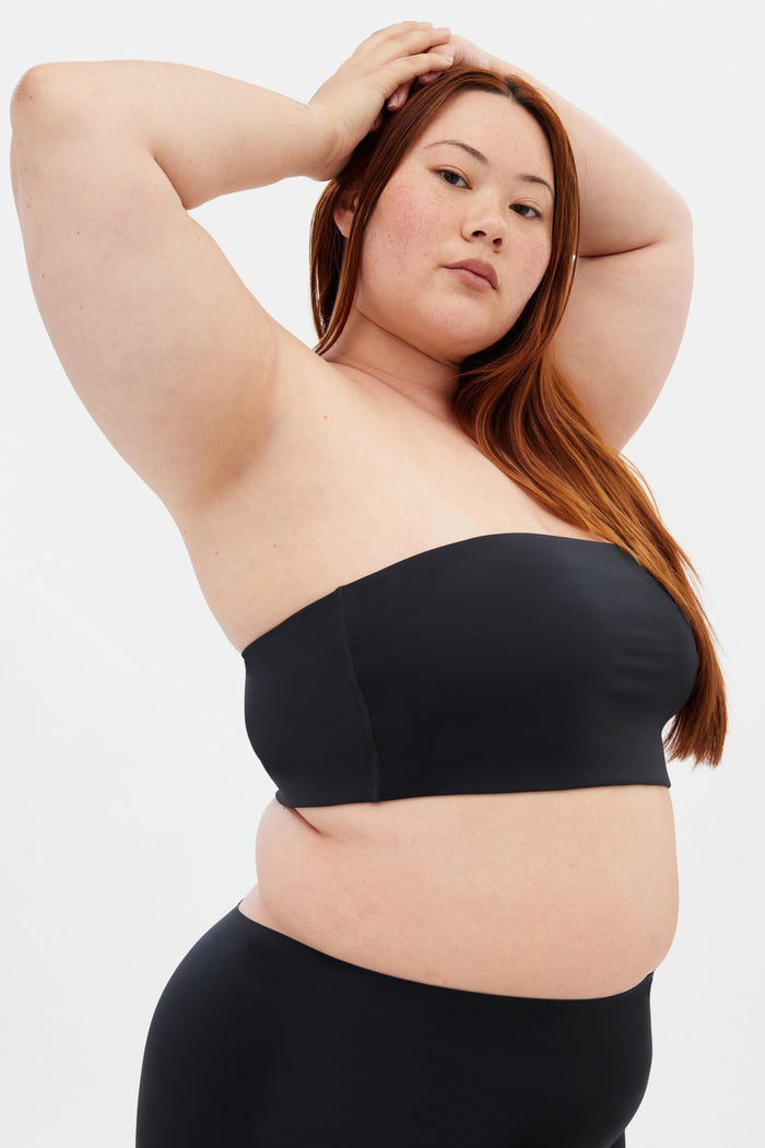 Black Bandeau Bra