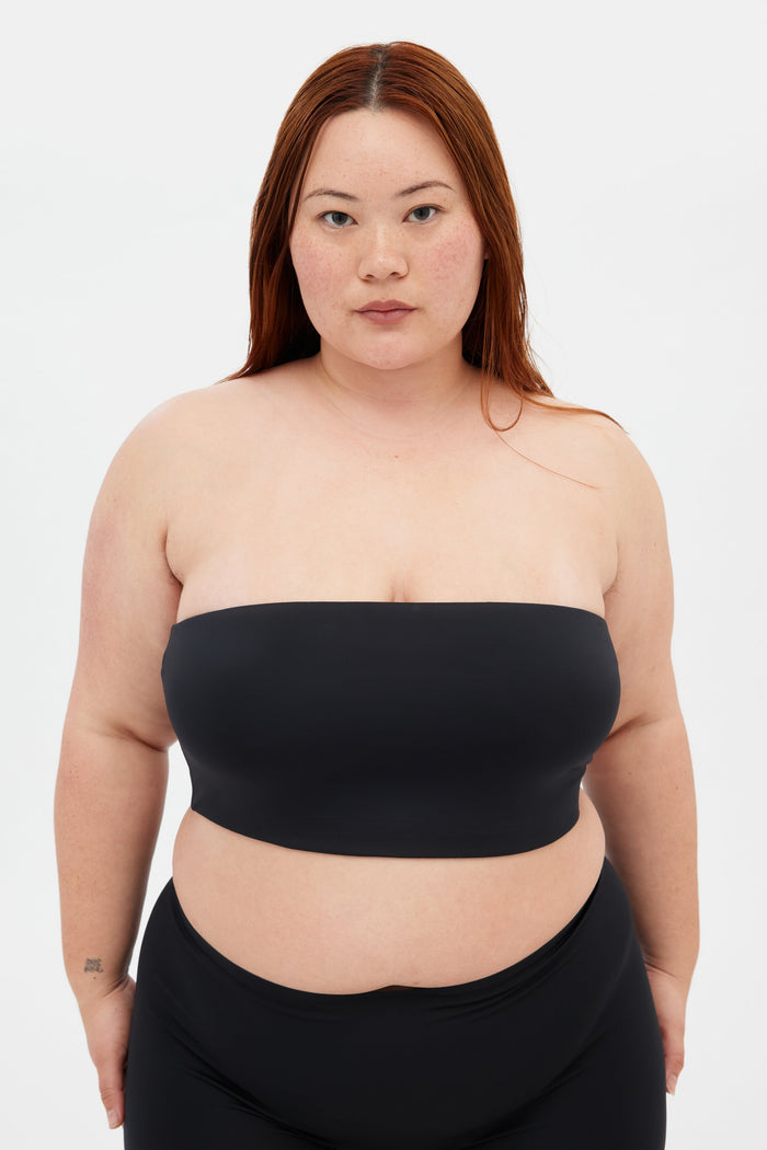 Black Bandeau Bra
