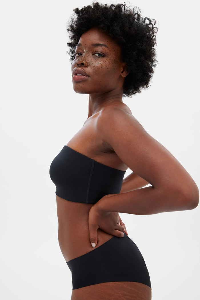 Black Bandeau Bra