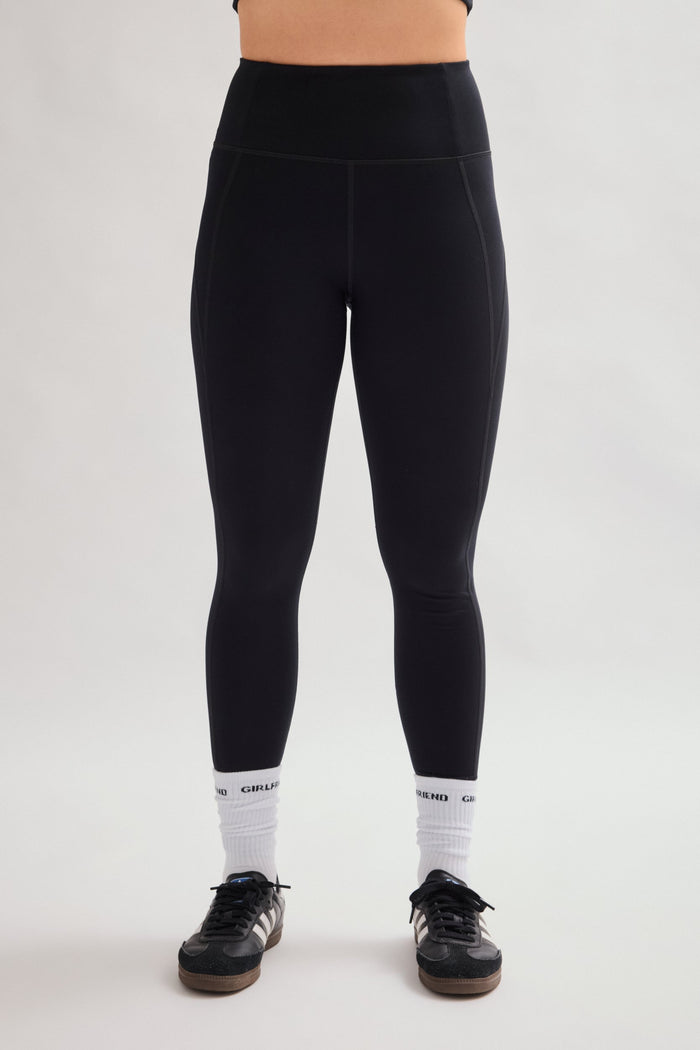 Black Compressive High-Rise Legging
