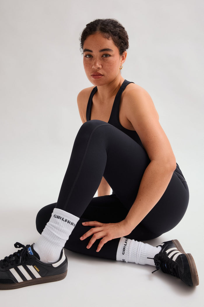 Black Compressive High-Rise Legging