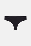 Black Sport Thong