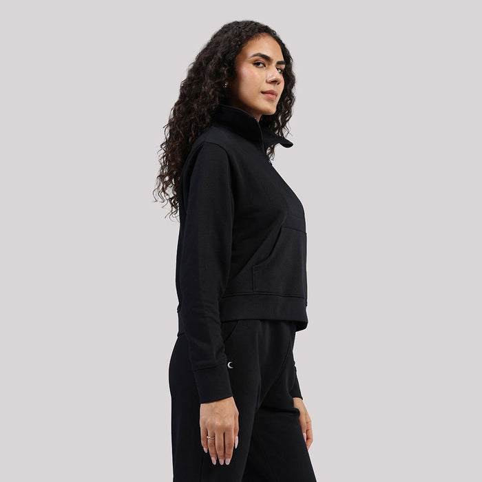 BlissTerry™ Cotton Pullover with Zipper - BlissClub