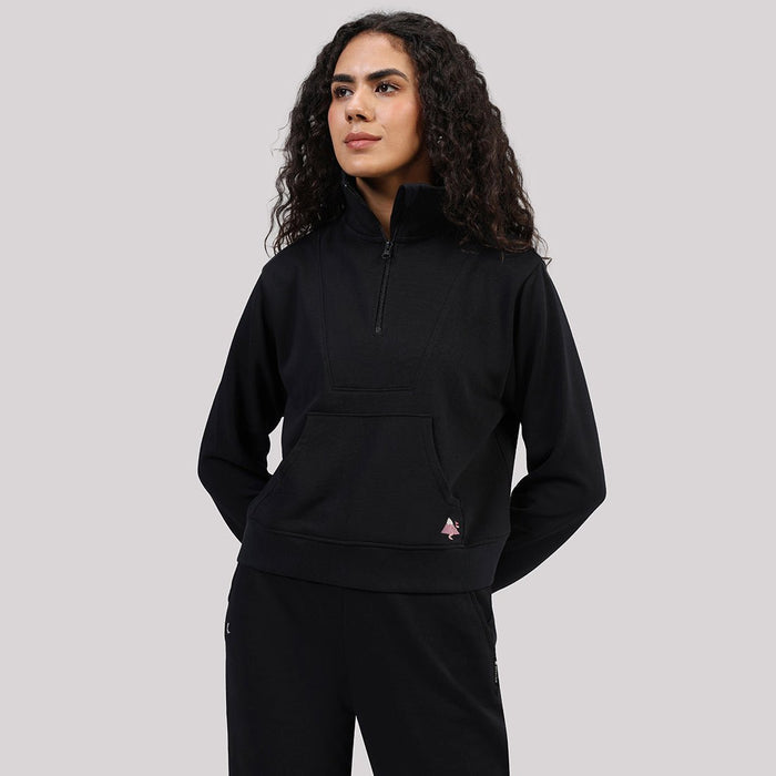 BlissTerry™ Cotton Pullover with Zipper - BlissClub