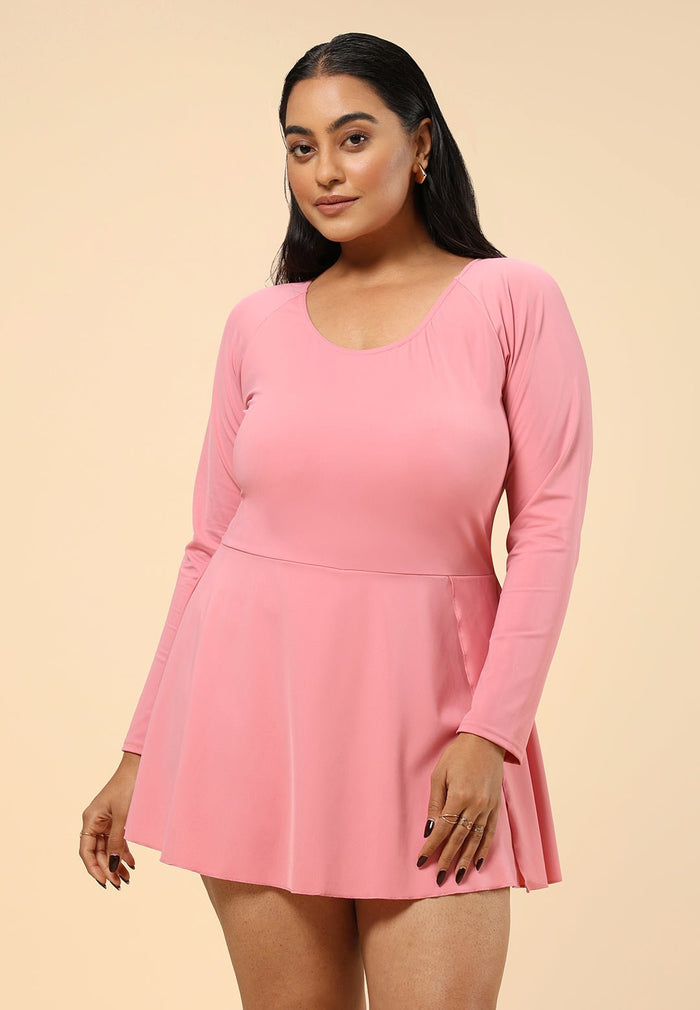 Bliss Swim Full Sleeve Dress - BlissClub