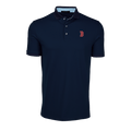 Maltese Blue Boston Red Sox Crowley Golf Polo - Front View, Red B Logo | Greyson Clothiers