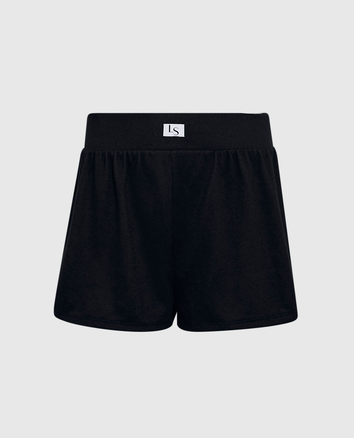 Boxer Short with Logo in Smoulder Black