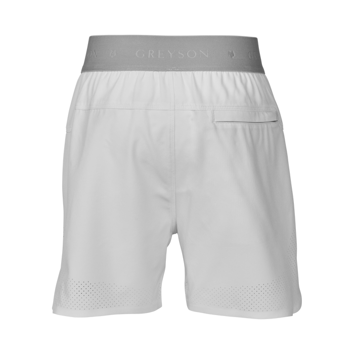 Arctic Boy's Arenac Sport Short - Back View, Greyson Waistband & Perforated Airflow Hem Detail | Greyson Clothiers