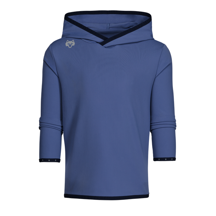 Bonneville Brushback Knit Boy's Colorado Hoodie - Front View, Contrast Hood Trim | Greyson Clothiers