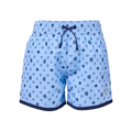Wolf Blue Boy's G.O.A.T. Torch Swim Short - Front View, Wolf Print | Greyson Clothiers