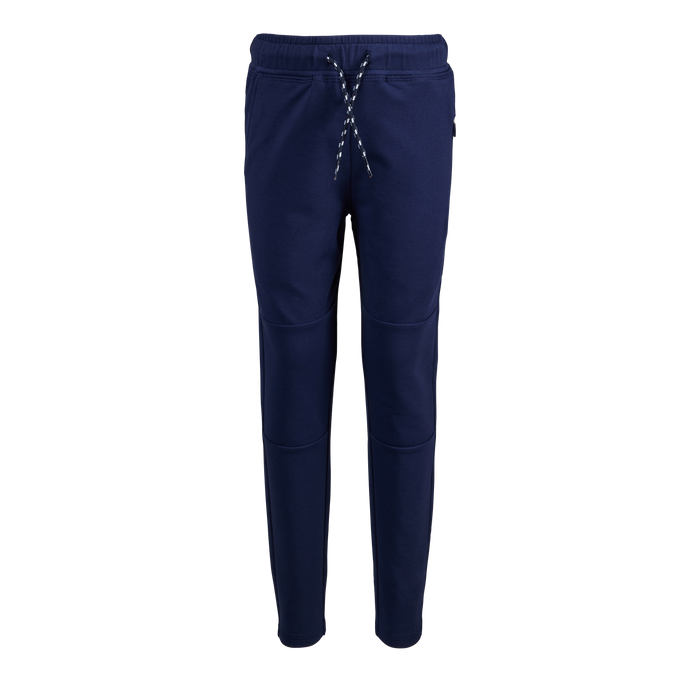 Maltese Blue Boy's Hudson Jogger - Front View, Drawstring Waistband & Knee Panels | Greyson Clothiers