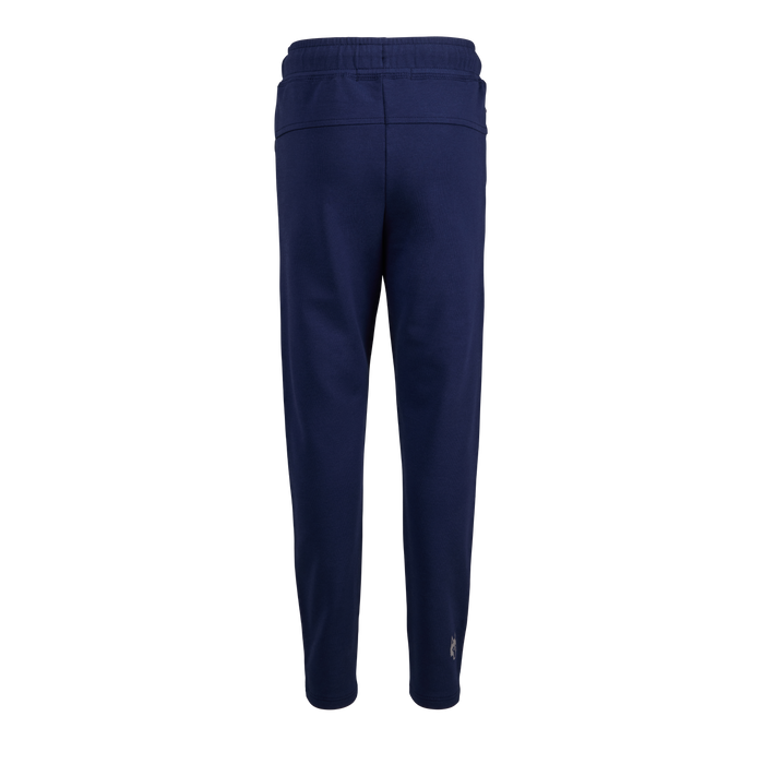 Maltese Blue Boy's Hudson Jogger - Back View, Wolf Logo at Hem | Greyson Clothiers