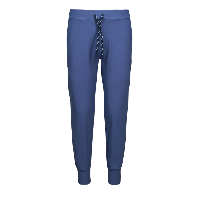 Bonneville Boy's Montauk Performance Jogger - Front View, Contrast Drawcord, Boys Golf Jogger | Greyson Clothiers