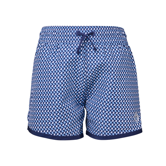Maltese Blue Boy's Wolf Whisperer Torch Swim Short, Wolf Print - Front View | Greyson Clothiers