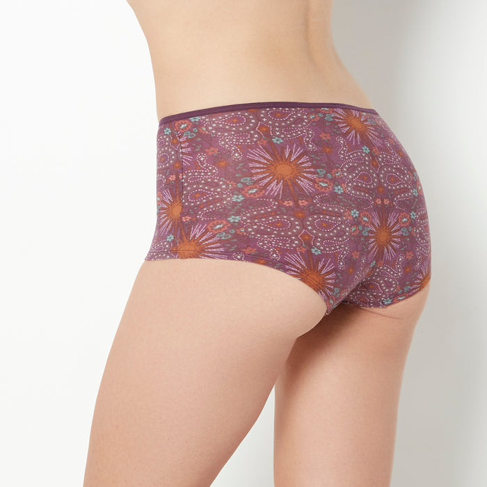 Boyshort Cotton Panty in Spooky Snakes
