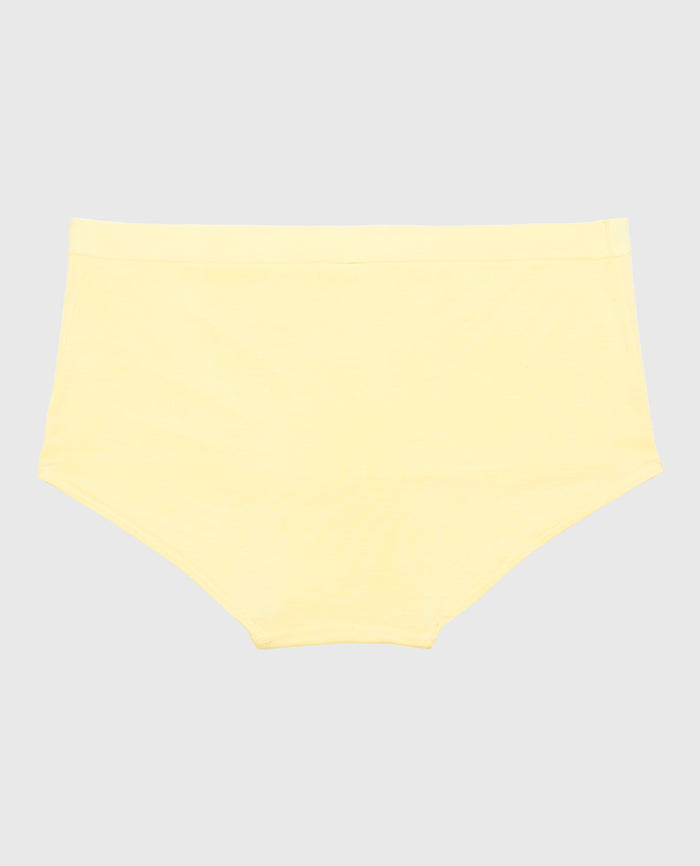 Boyshort Panty With Vanishing Trim in Pale Banana